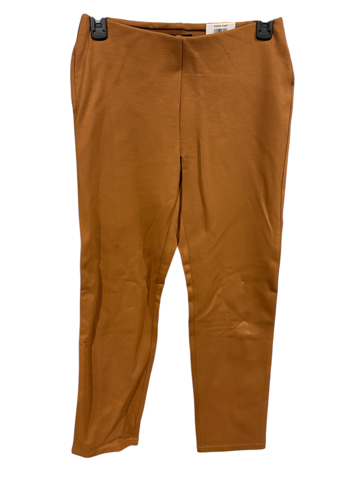 JM Collection, Women's, Ponte Knit, Pull On, Ankle Pants, Burnt Amber
