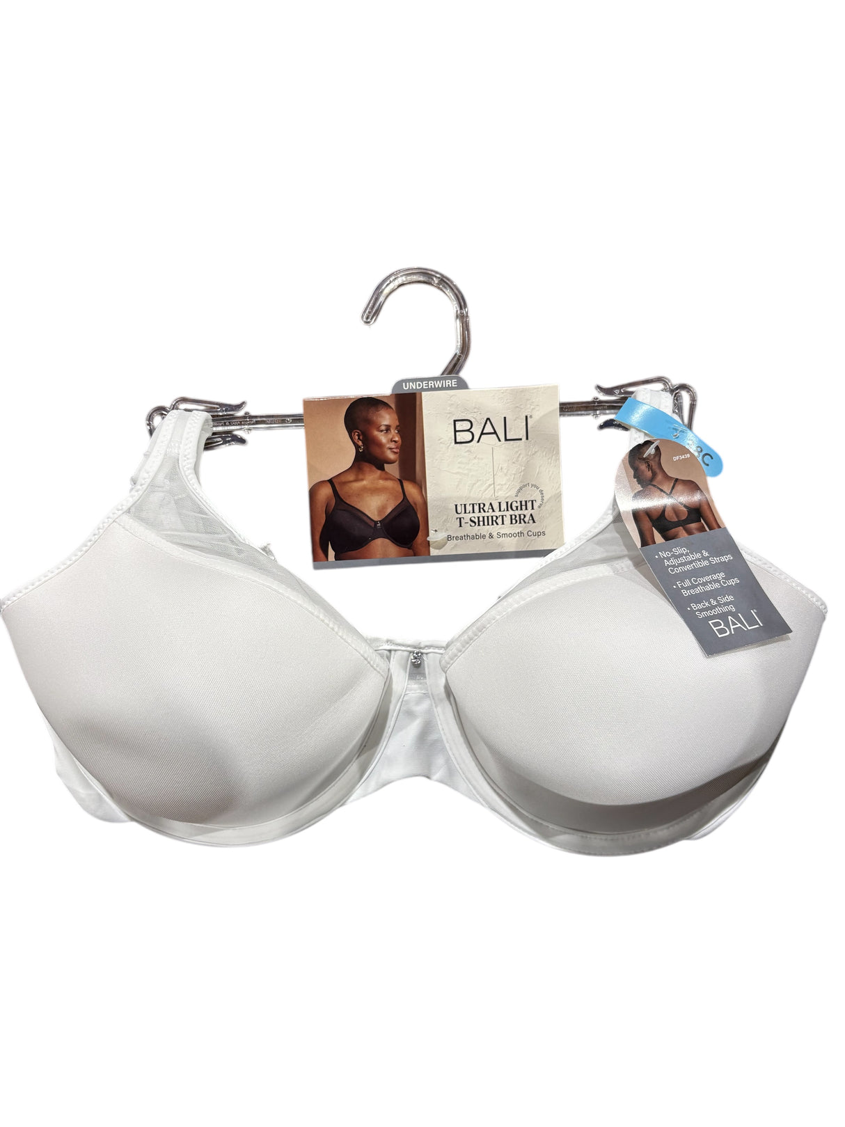 Bali, Ultra Light, T-Shirt Bra, White, 38C