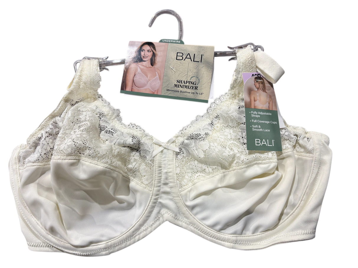 Bali, Shaping Minimizer, Underwire, Bra, Cream