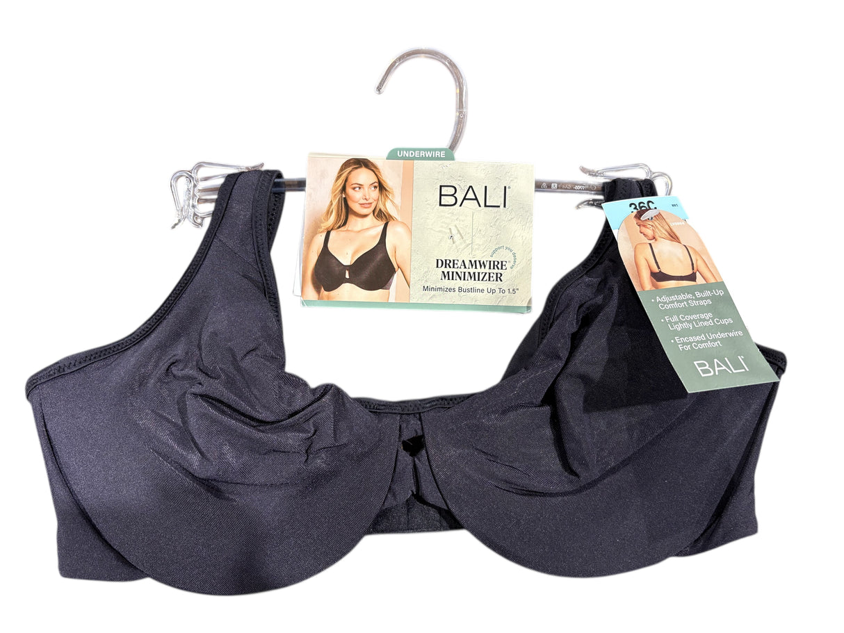 Bali, Dreamwire Minimizer, Underwire, Bra, Black