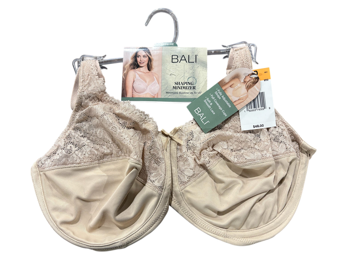 Bali, Shaping Minimizer, Underwire, Bra, Beige, 36DD