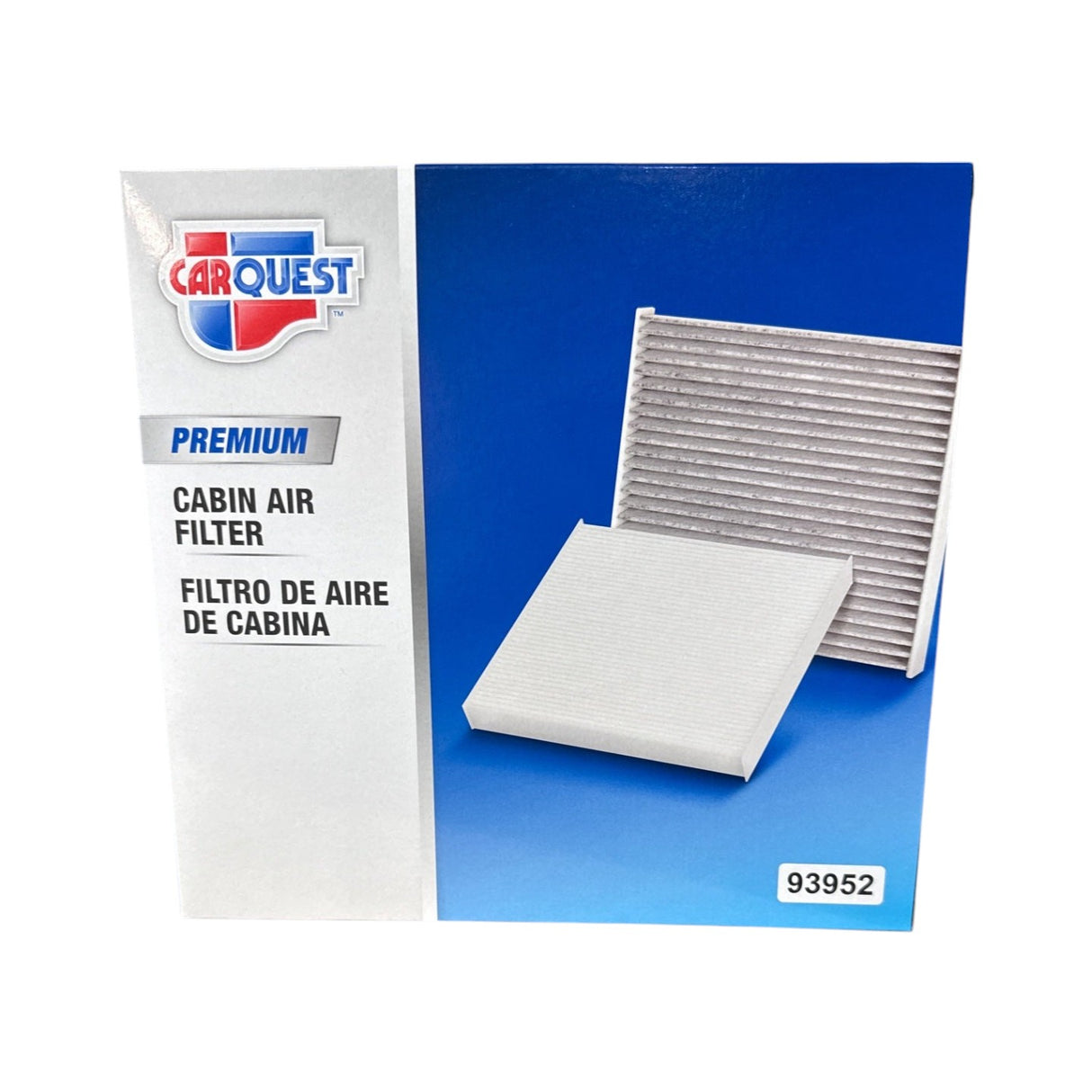 CarQuest, 93952, Cabin Air Filter