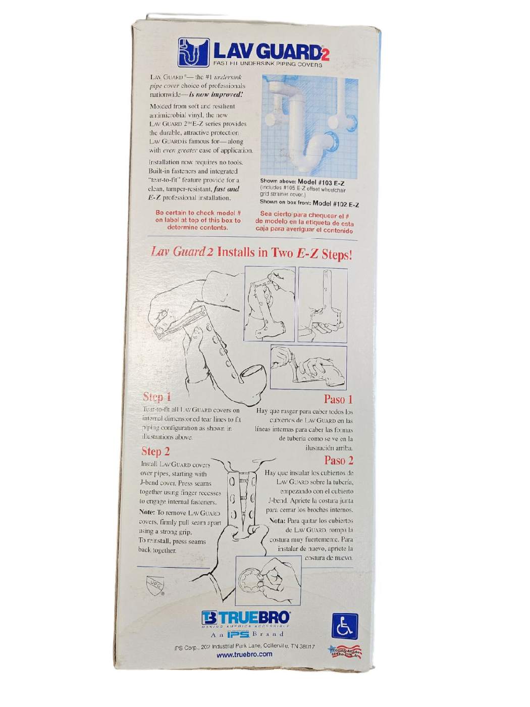 Truebro Lav Guard2 Under Sink Pipe Covers 102E-Z - Freeman Liquidators