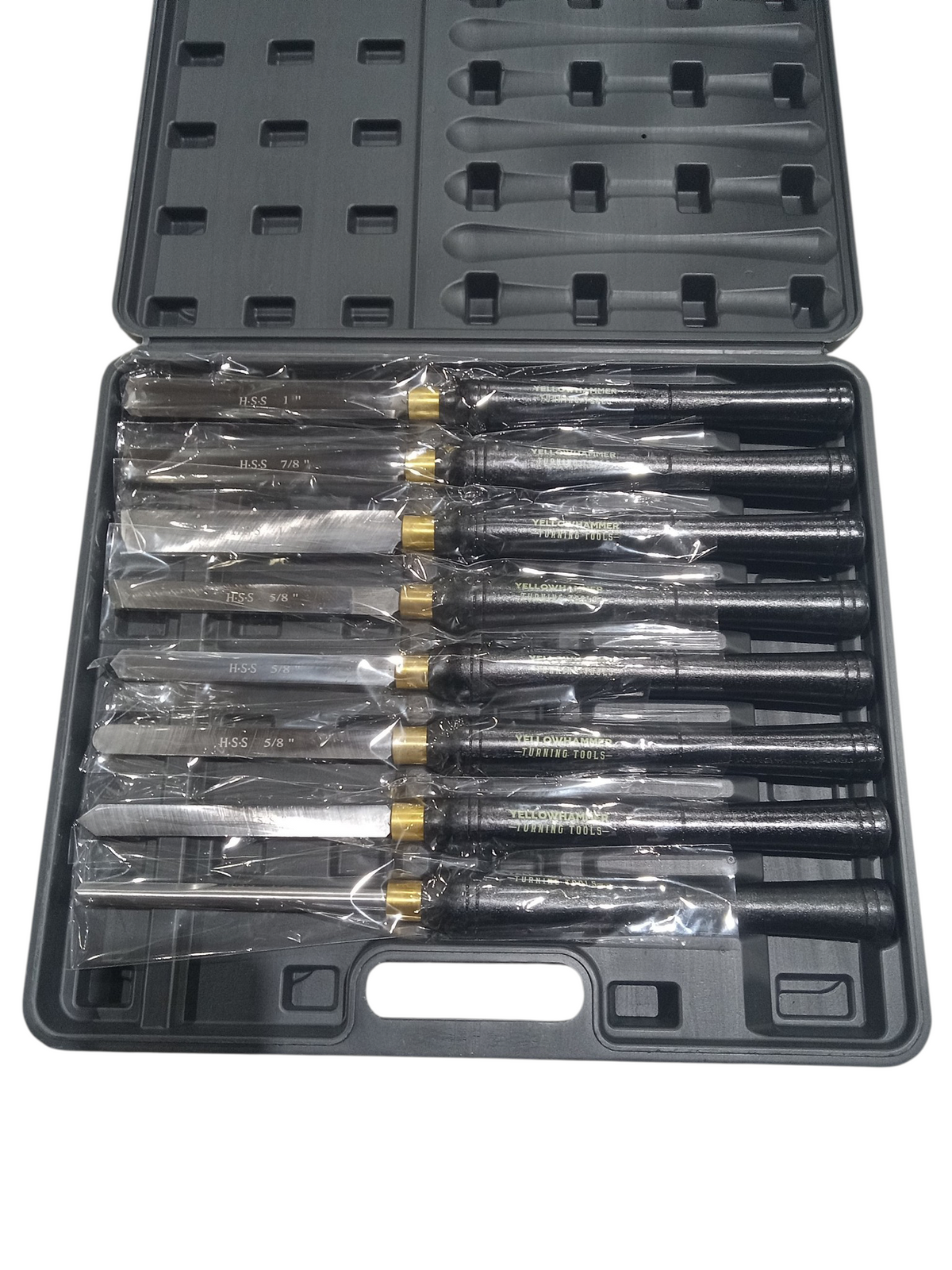 YELLOWHAMMER, 8PCS, HS S Turning Tools, Rules, and Attractive Box