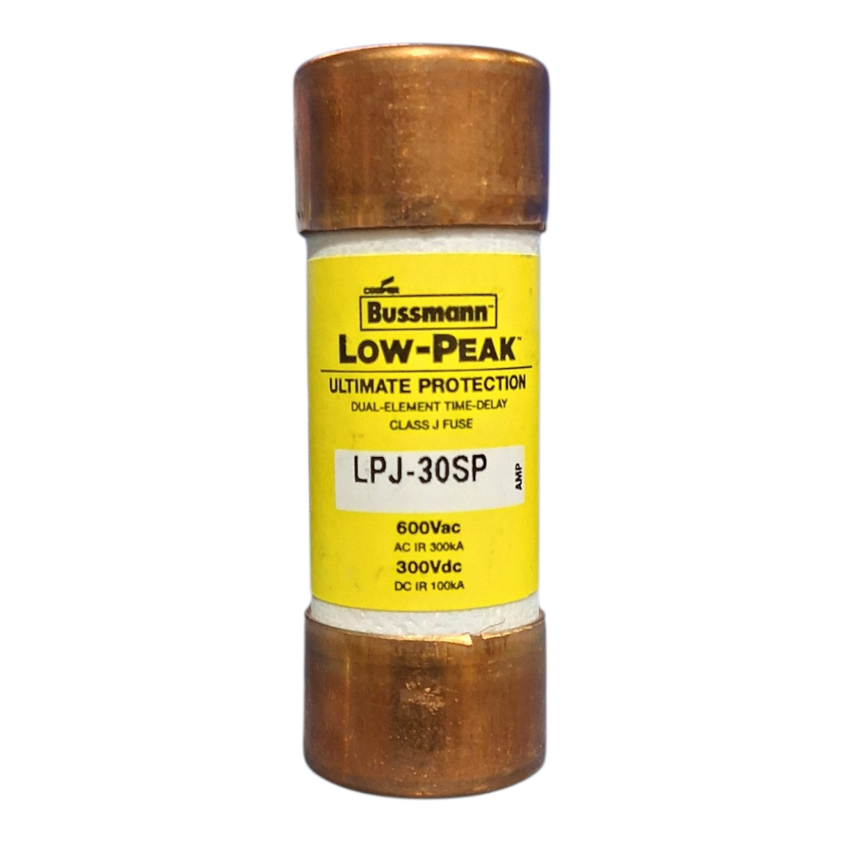 Eaton‑Bussmann LPJ‑30SP Time‑Delay Fuse — 30A, 600V, Class J