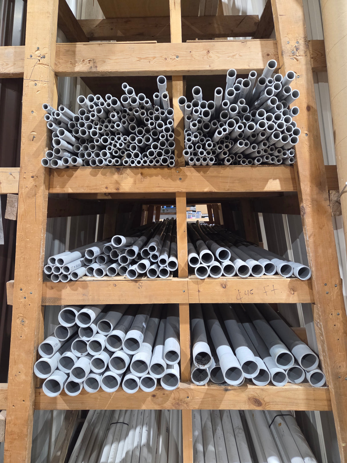 Grey, SCH 40, PVC Conduit, Above Ground, Underground, MAX 90 - C Wire, Sunlight Resistant, 10FT Sticks - IN STORE PICKUP ONLY