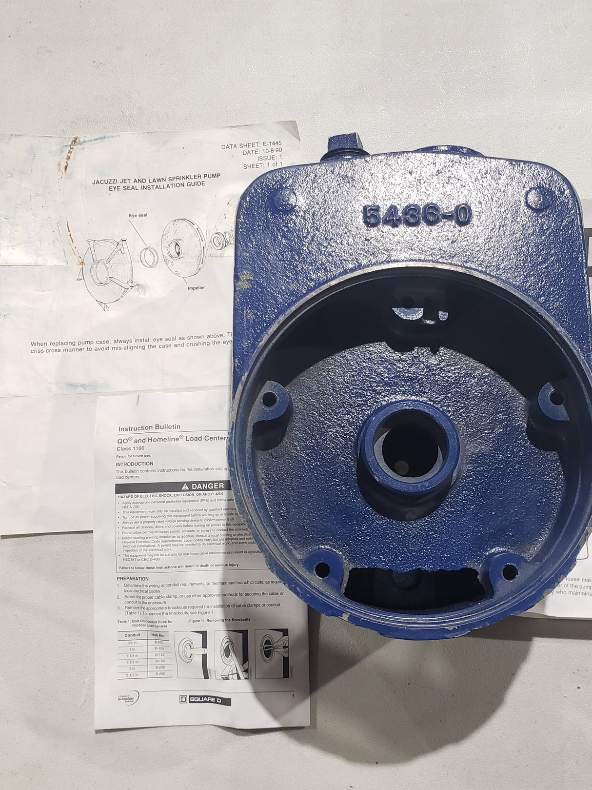 HJM2 Case #54360 F/2HP - IRON - Part# 03082302R000 - FreemanLiquidators