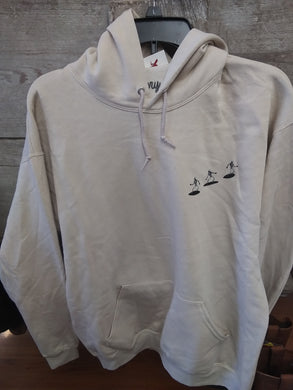 Bowery Supply Co. Surfing Skelton Hoodie Size Large - FreemanLiquidators - [product_description]