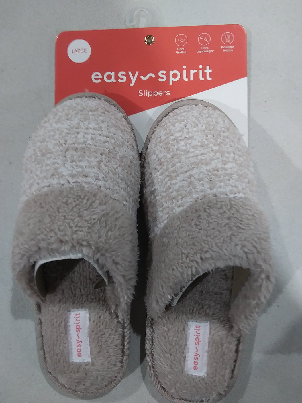 Womens Easy Spirit Slippers - Tan- Medium (6.5-7.5) - FreemanLiquidators - [product_description]