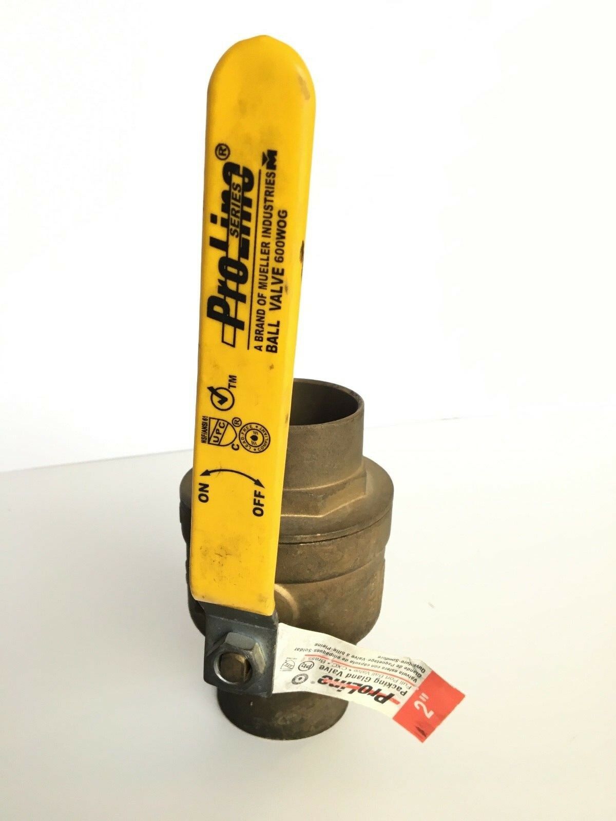 2" - Proline Packing Gland Valve 107-858NL Lead Free Ball Valve 600 Psi 600WOG - FreemanLiquidators