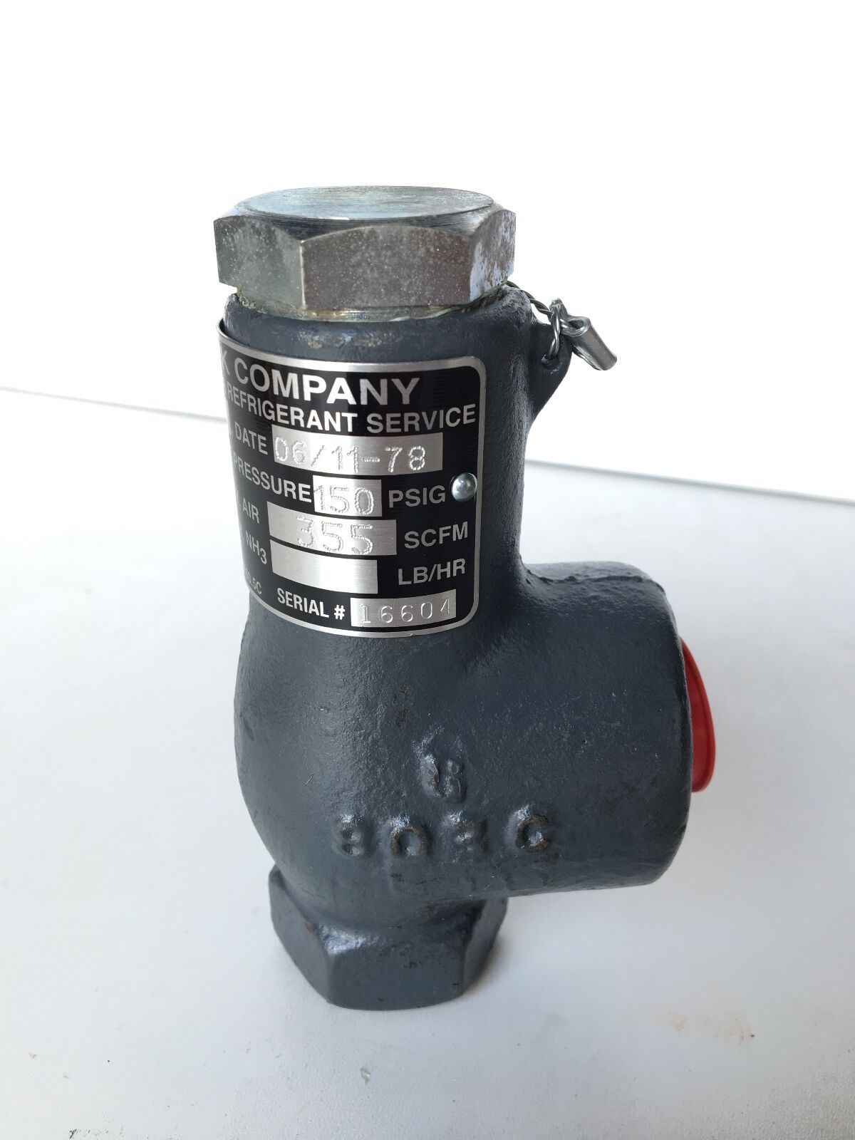 CYRUS SHANK COMPANY 803 RELIEF VALVE 1/2" INLET 150 PSIG *NEW* - FreemanLiquidators