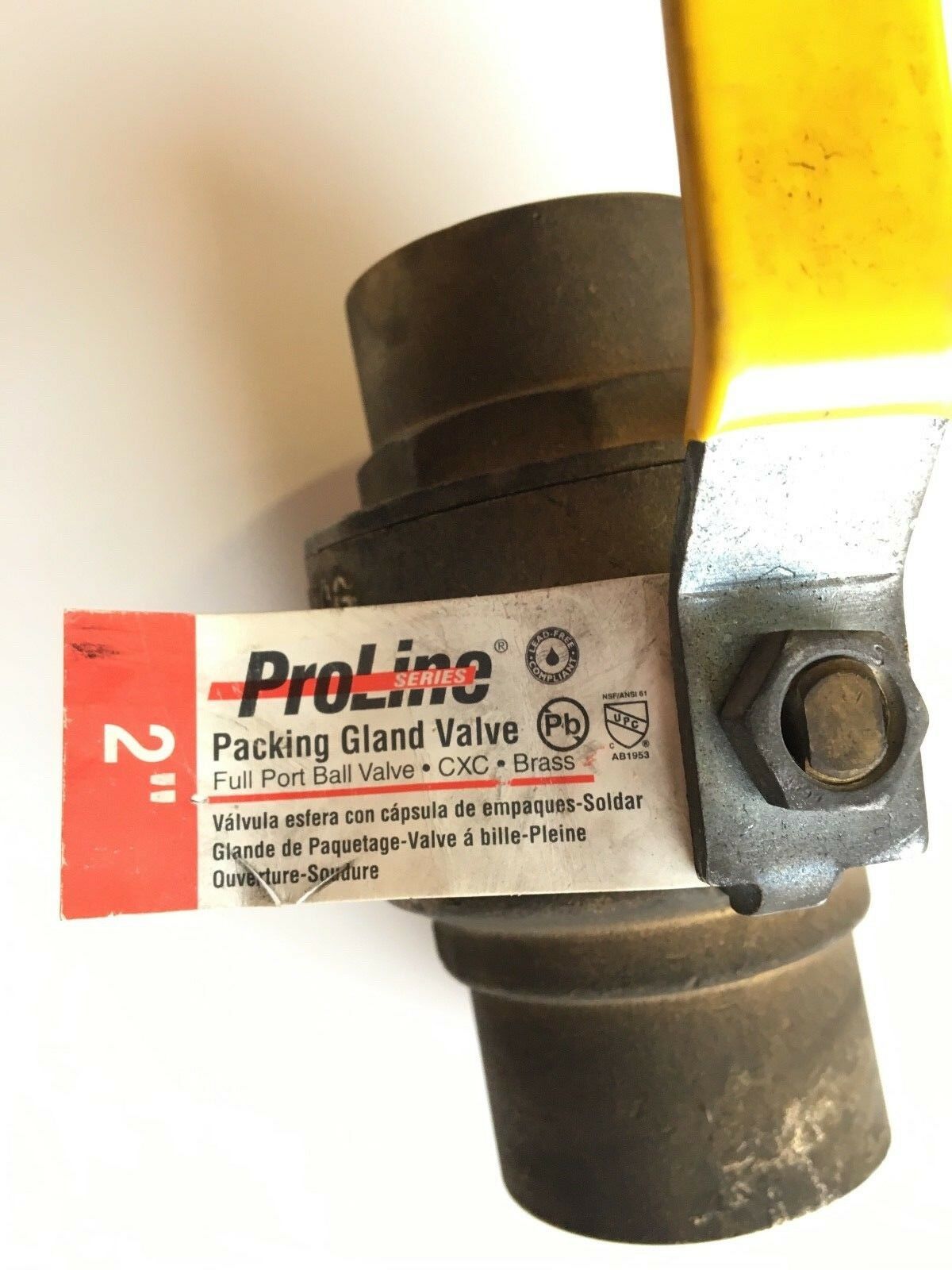 2" - Proline Packing Gland Valve 107-858NL Lead Free Ball Valve 600 Psi 600WOG - FreemanLiquidators