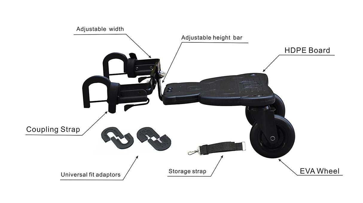 Englacha Easy Rider Trailer - Standing Platform - Quick and Easy to Use - Designed for Safety, Blue - FreemanLiquidators