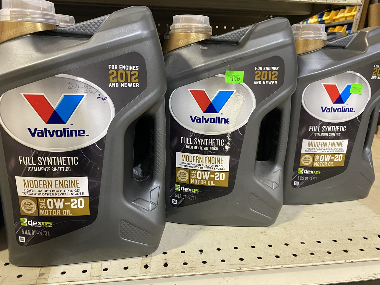VALVOLINE OIL OW-20 5 QUART IN-STORE-PICKUP-ONLY - FreemanLiquidators