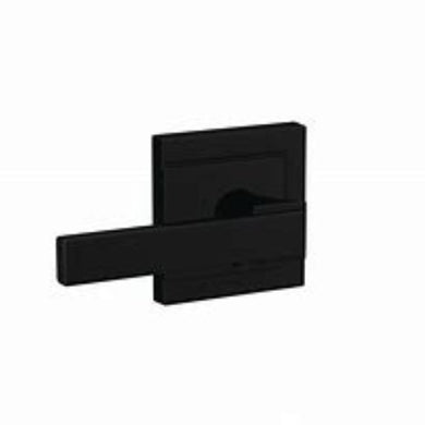 Schlage Custom FC21 NBK 622 ULD Northbrook Lever with Upland Trim Hall-Closet and Bed-Bath Lock, Matte Black - New in Box - FreemanLiquidators - [product_description]