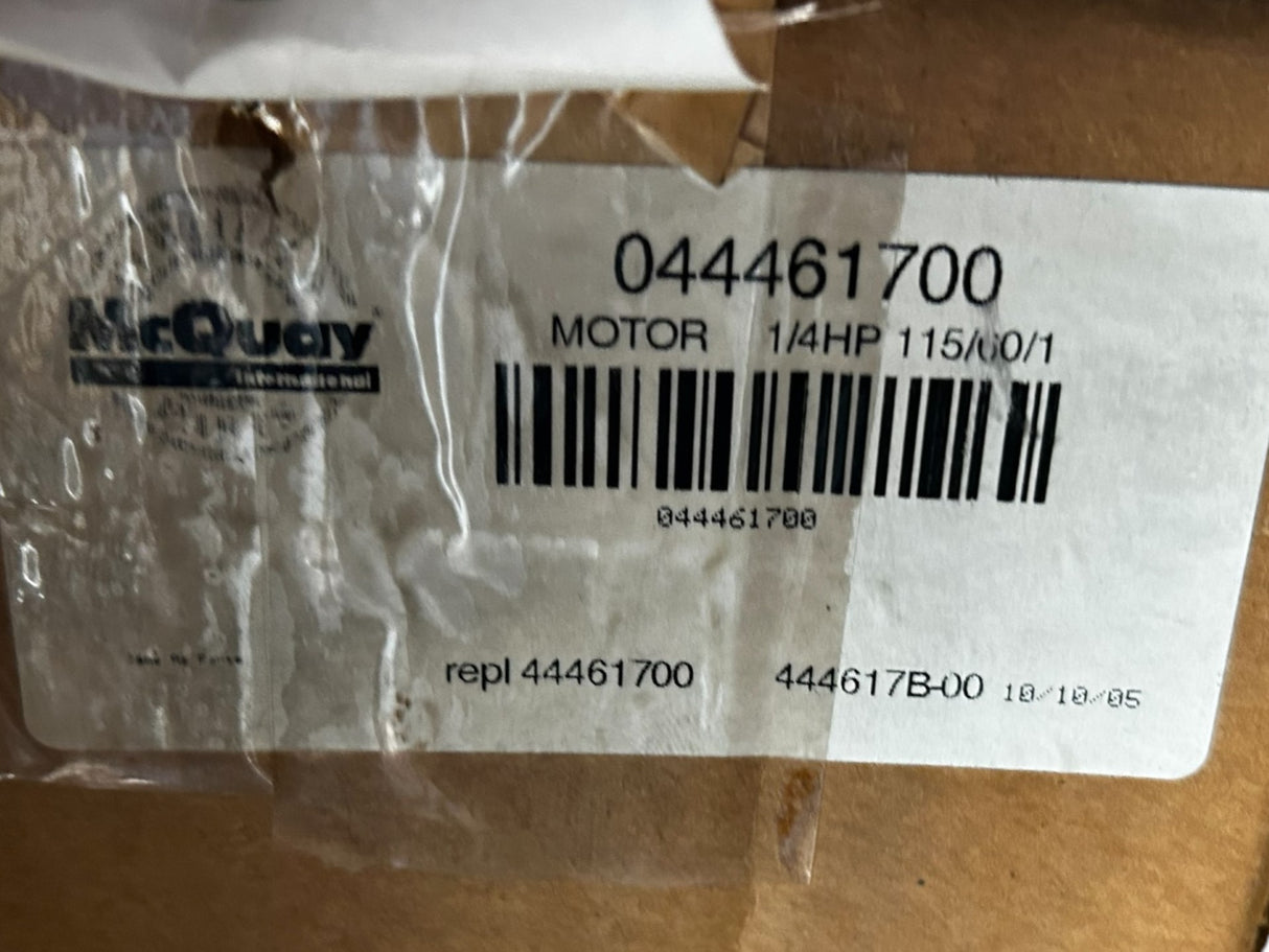 FASCO, E15005, MCQUAY, 044461700, 1/4HP, MOTOR - NEW IN BOX - FreemanLiquidators - [product_description]