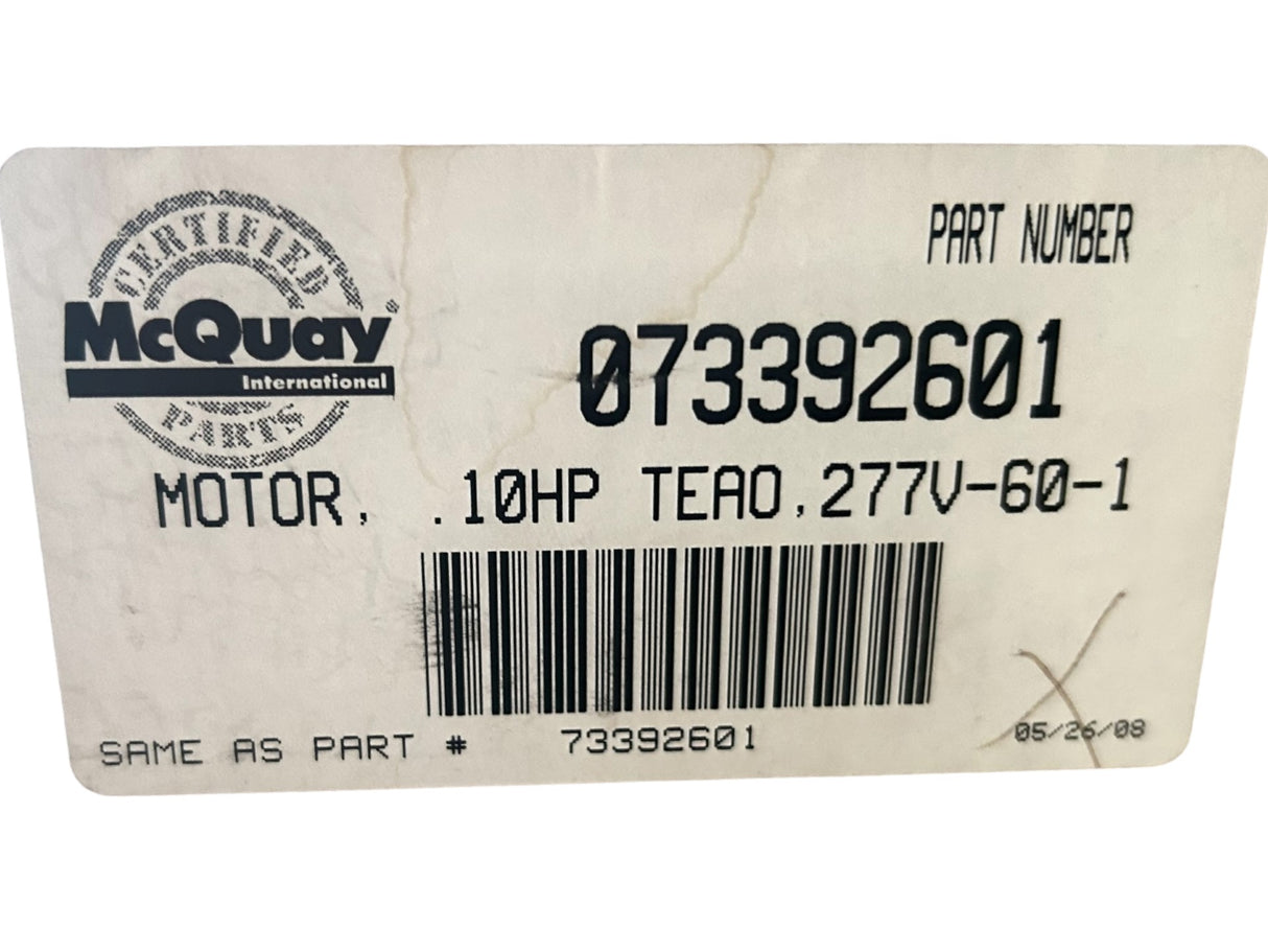 GE MOTORS, 5KCP29DK3763AS, MCQUAY, 073392601, 1/10HP, MOTOR - NEW IN BOX - FreemanLiquidators - [product_description]