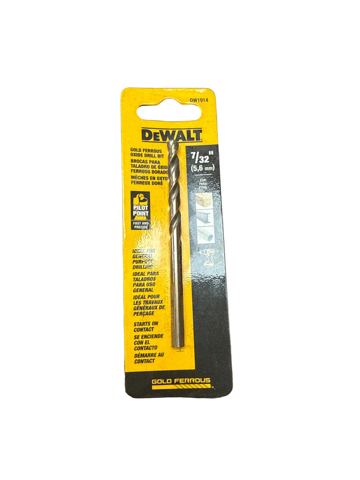 Dewalt 7/32” drill bit
