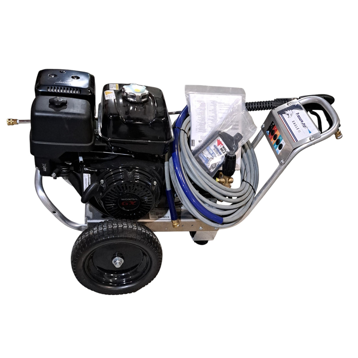 Pressure-Pro, Eagle II, 4000 PSI, 4.0 GPM, Cold Water, Belt Drive, Pressure Washer, with Honda GX390 Gas Engine, and AR Pump