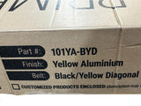 VISIONTRON, RETRACTA-BELT PRIME, 101YA-BYD, Belt: Aluminum, Yellow, 40 in Post Ht, Sloped, 2 Belts, 2 PK, YELLOW - FreemanLiquidators - [product_description]