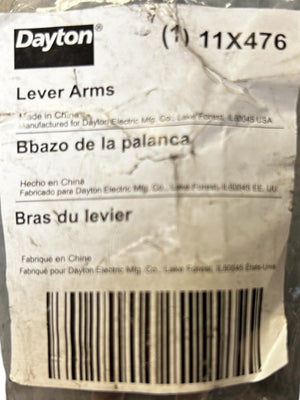 DAYTON, 11X476, Lever Arm- NEW IN ORIGINAL PACKAGING - FreemanLiquidators - [product_description]