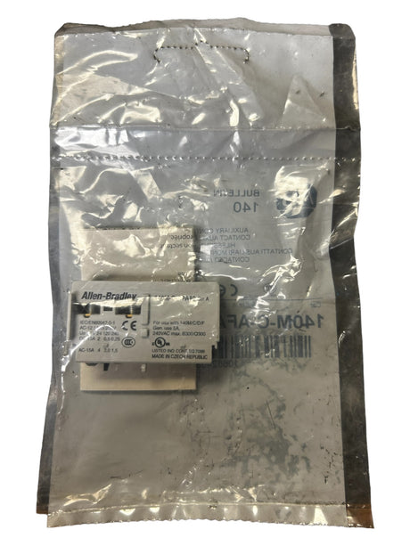 Allen-Bradley, 140M-C-AFA10, Internal Auxiliary Contact - NEW IN ORIGINAL PACKAGING - FreemanLiquidators - [product_description]