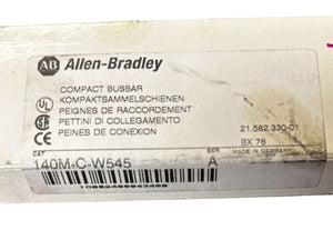 Allen-Bradley, 140M-C-W545, COMPACT BUSBAR - NEW IN ORIGINAL PACKAGING - FreemanLiquidators - [product_description]