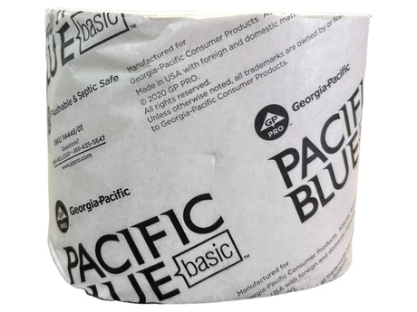 Georgia Pacific, Pacific Blue, 14448/01, Bathroom Tissue, White (48-Roll/Carton 1500-Sheet/Roll) - FreemanLiquidators - [product_description]