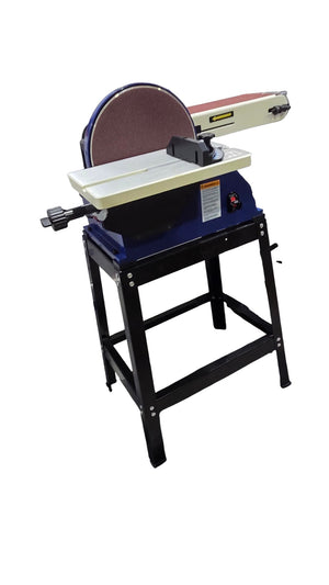 RIKON Professional Power Tools 6” x 48” Belt with 10” Disc Sander, 50-122
