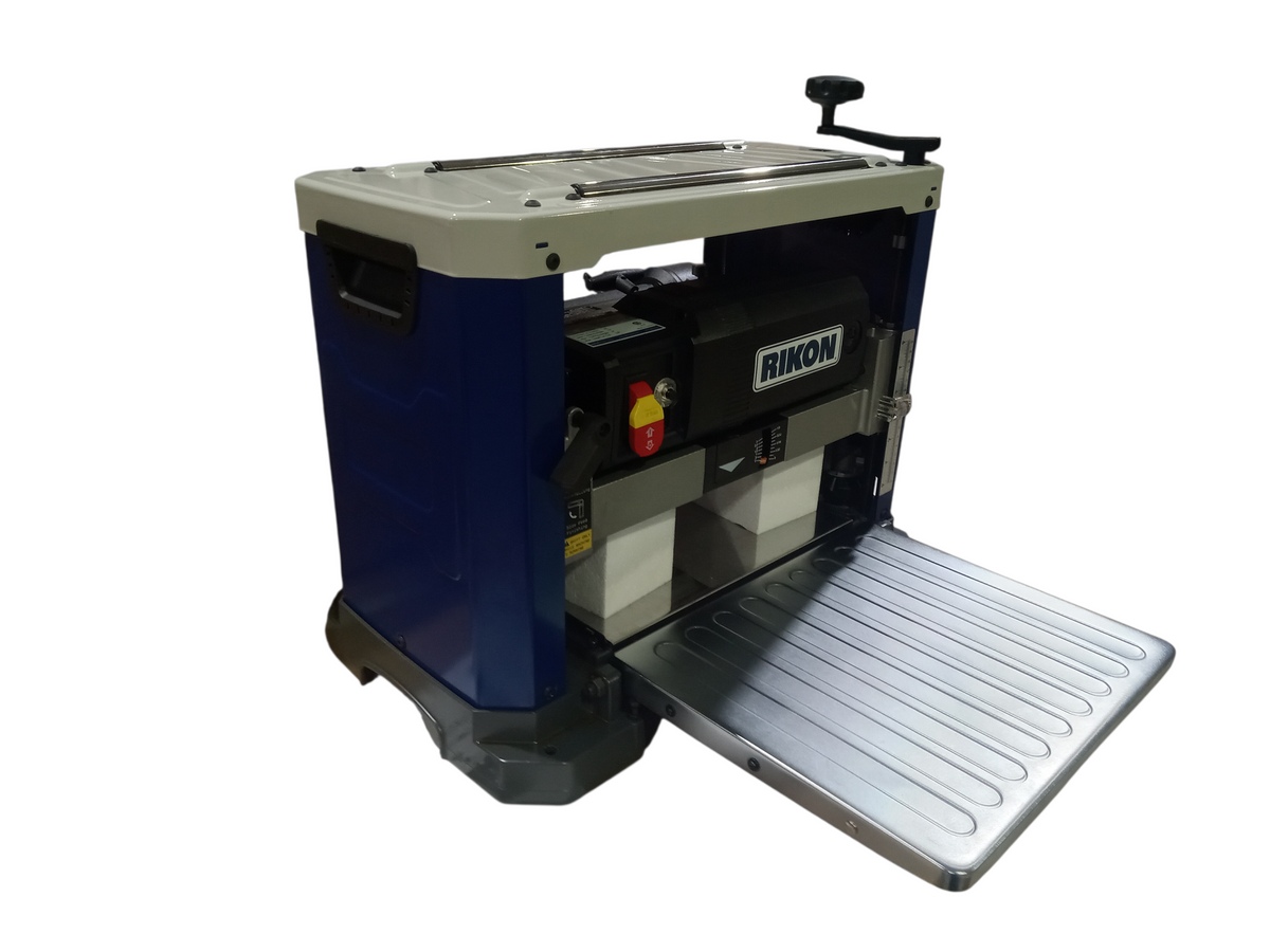Rikon Power Tools 25-135H 13 in. Portable Planer with Helical Style Cutterhead 2-Speed Feed Rate