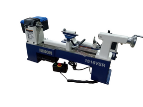 Rikon 12 Inch X 16-1/2 Inch Vsr Midi Lathe With 4-Jaw Chuck