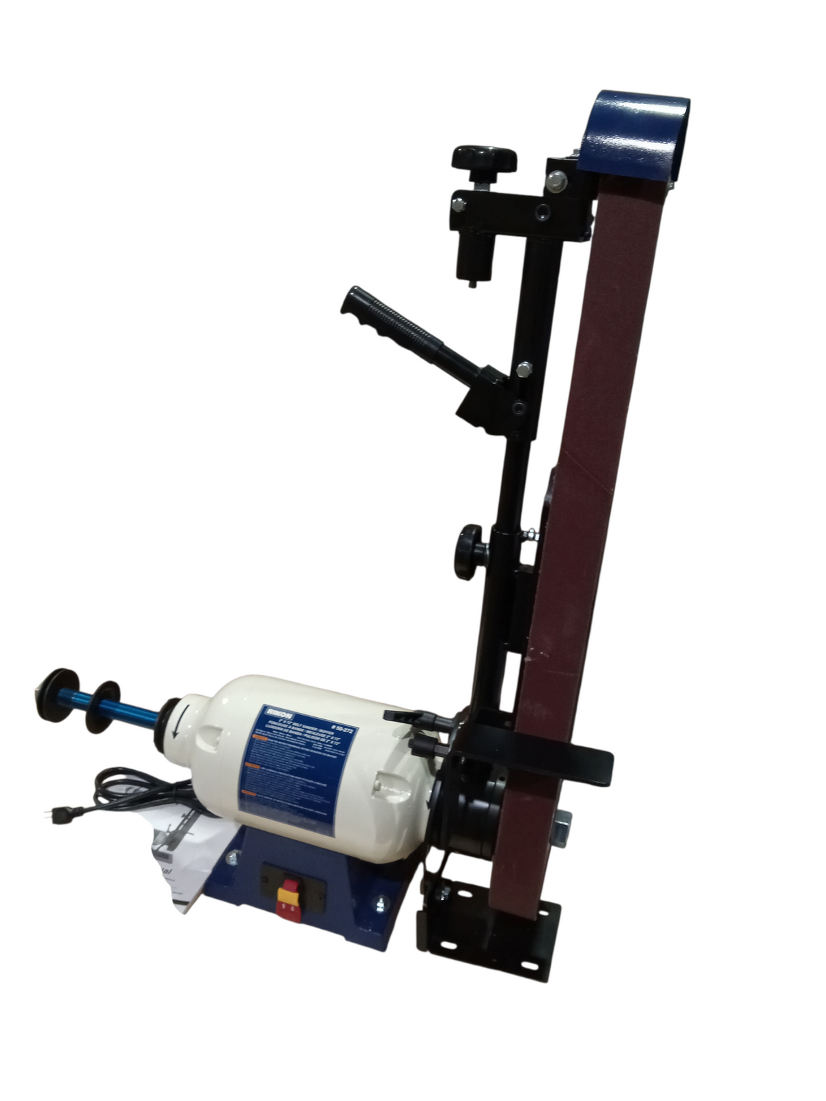 RIKON 2"x72" Knife Belt Sander/Buffer | Excellent for a wide variety of applications including sanding, grinding and making knives with 1 HP Motor and Adjustable Sanding Belt Arm (B09HRD5BQM)