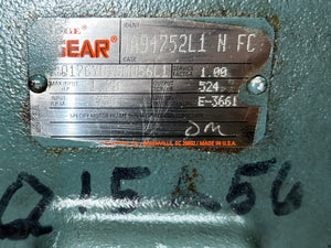 Dodge Tigear-2, 17Q15L56, Right Angle, Worm Gear, Speed Reducer - 15:1 Gear Ratio, Quill Input, Solid A Shaft Output, 7/8 in Output, 1750 rpm - New NO BOX - FreemanLiquidators - [product_description]