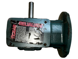 Dodge Tigear-2, 17Q15L56, Right Angle, Worm Gear, Speed Reducer - 15:1 Gear Ratio, Quill Input, Solid A Shaft Output, 7/8 in Output, 1750 rpm - New NO BOX - FreemanLiquidators - [product_description]