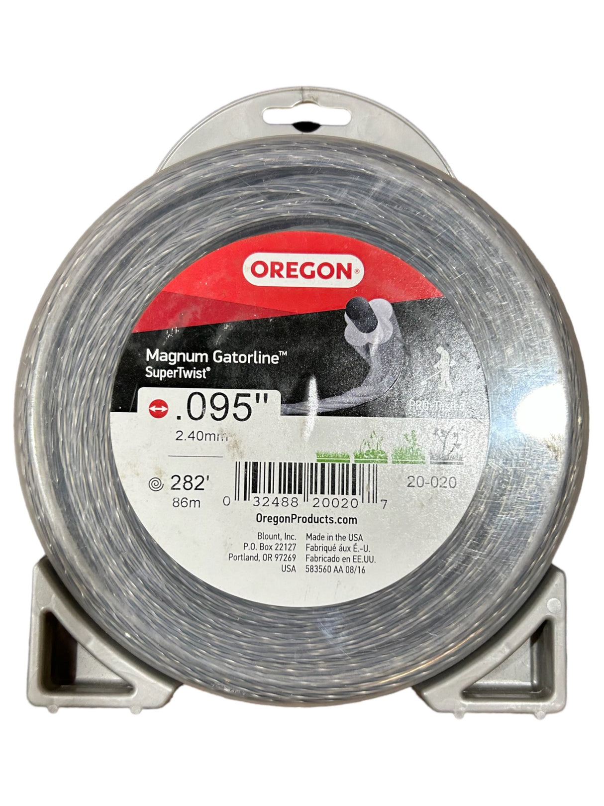 Oregon 20-020 Magnum Gatorline Supertwist Trimmer Line .095-Inch by 282-Foot - FreemanLiquidators - [product_description]