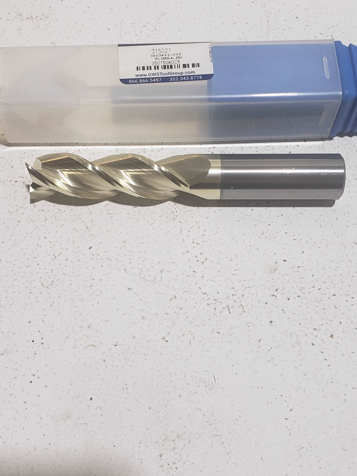 2030 Series Performance Tool Mill End Drill 3/4 3FL CARBIDE #315021   35075040C5 - FreemanLiquidators