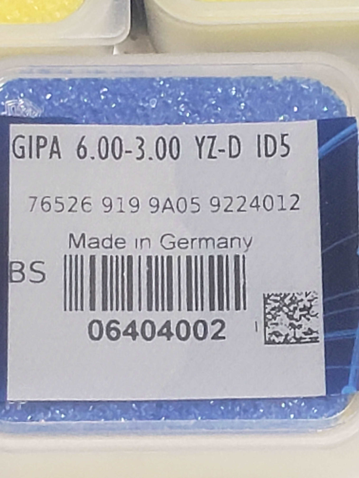 (5 Pack) Iscar 600300GIPA YZ-D Grade ID5, 6mm Cutting Width Polycrystalline Diamond (PCD) Grooving Insert - FreemanLiquidators