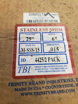 (4 PACK) Trinity Brand Stainless Shim SSS15 - FreemanLiquidators