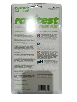 Luster Leaf 1601 Rapitest Test Kit for Soil pH, Nitrogen, Phosphorous and Potash, 1 Pack - Image 2