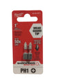 MILWAUKEE ELECTRIC TOOL 48-32-4411 Shockwave Insert Bit Phillips #1 2 Pack - Image 1