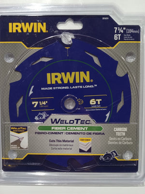 IRWIN 2016024 Weldtec Saw Blade  6T  7-1/4-In - Image 1