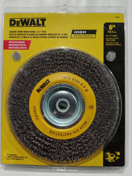 DEWALT DW4910 3-Inch by 5/8-Inch-11 Knotted Cup Brush/Carbon Steel .020-Inch - Image 1