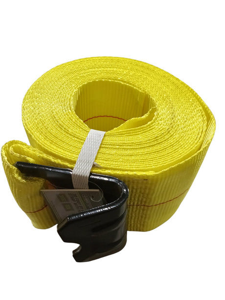 Boxer Tools 112294 4 in. x 30 ft. Master Mechanic Strap with Flat Hook - Image 1