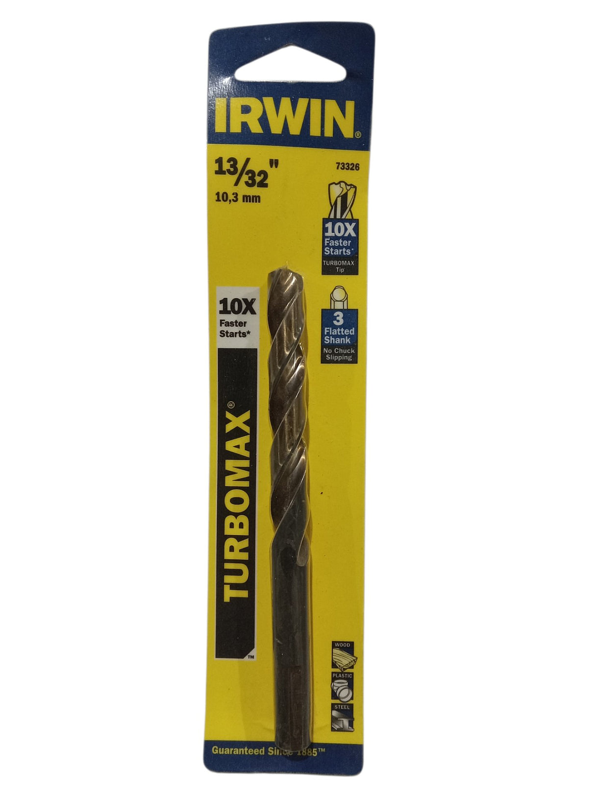 Hanson By Irwin TURBOMAX HSS BIT 13/32 IN CARDED - Image 1