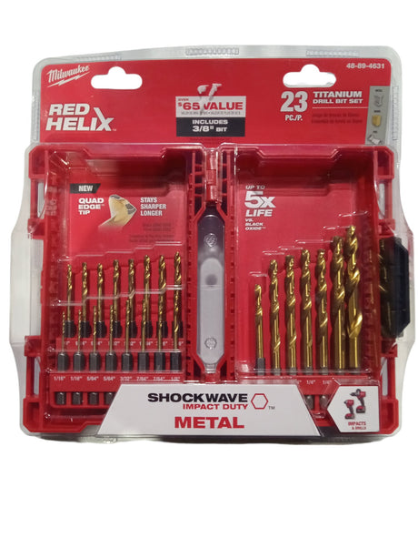 Milwaukee Electric Tool Milwaukee 48-89-4631 Kit Tin Shockwave (23-Piece) - Image 1
