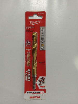 AGN 48-89-4624 Titanium Drill Bit, 27/64" - Image 1