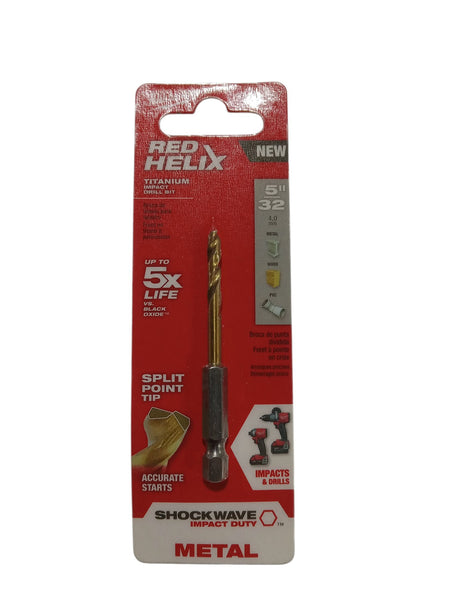 Milwaukee Electric Tool 48-89-4607 48-89-4617 Impact Drill Bit, 5/16" Diameter x 4.37" L, 2-39/64" 35 Degree Helix Flute, 1/4" Hex Shank - Image 1