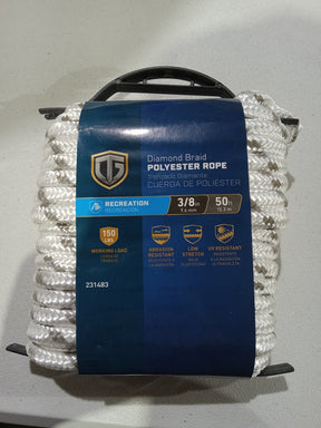 Mibro 231483 0.37 in. x 50 ft. Tru Gaurd Poly Rope - Image 1