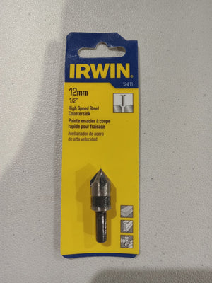 IRWIN INDUSTRIAL Tool 12411 1/2" High Speed Steel Countersink Bit - Image 1
