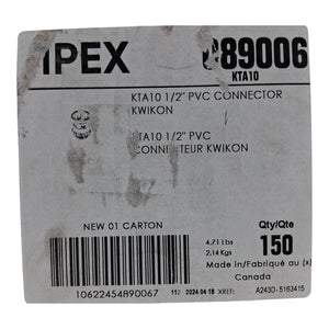 IPEX 089006 1/2" Threaded Male Adapter Connector (5 PACK) - Image 3